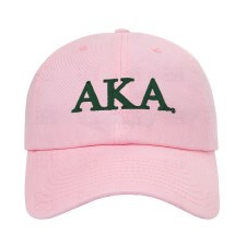 Alpha Kappa Alpha Felt Letters Baseball Cap
