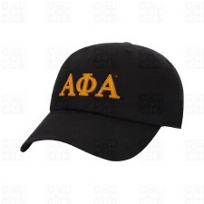 Alpha Phi Alpha Felt Letters Dad Hat