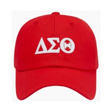 Delta Sigma Theta Felt Letters Dad Hat