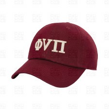 Phi Nu Pi Felt Letters Dad Hat