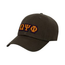 Omega Psi Phi Felt Letters Dad Hat