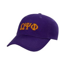 Omega Psi Phi Felt Letters Dad Hat