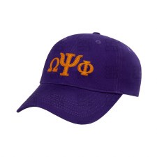 Omega Psi Phi  Felt Letter Dad Cap