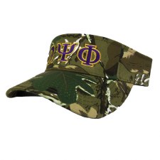 Omega Psi Phi Camo Embroidered Visor