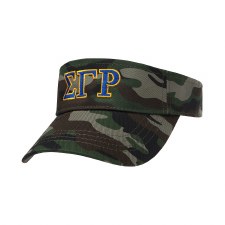 Sigma Gamma Rho Camo Embroidered Visor