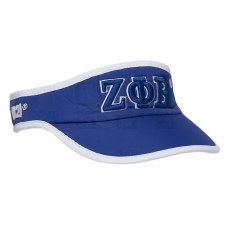 Zeta Phi Beta Letters Featherlight Visor
