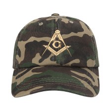 Mason Enbroidered Camo Cap