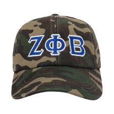 Zeta Phi Beta Camo Cap