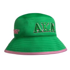 Alpha Kappa Alpha Raised 3D Letters  Bucket Hat