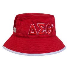 Delta Sigma Theta Raised 3D Letters  Bucket Hat