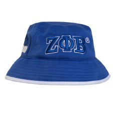 Zeta Phi Beta Raised 3D Letters  Bucket Hat