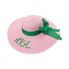 Alpha Kappa Alpha Floppy Beach Hat