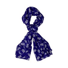 Zeta Phi Beta Letters & Mascot Scarf