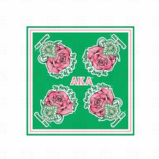 Alpha Kappa Alpha Rose Scarf