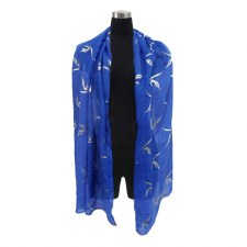 Zeta Phi Beta Foil Applique Scarf