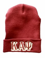 Kappa Alpha Psi Maroon Folded Beanie