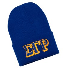 Sigma Gamma Rho Royal Blue Folded Beanie