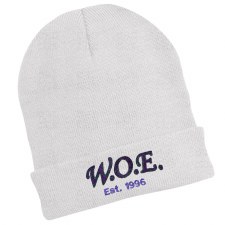 Women of Empowerment White Folded Beanie