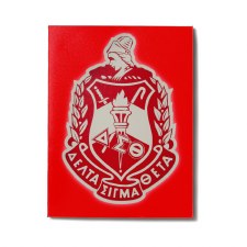 Delta Sigma Theta Canvas Shield Art