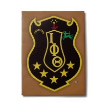 Iota Phi Theta Canvas Shield Art