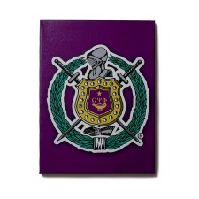 Omega Psi Phi Canvas Shield Art