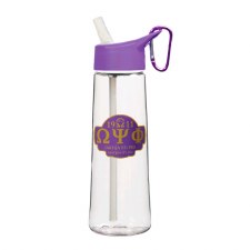 Omega Psi Phi Clear Tritan Bottle