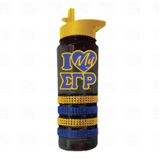 Sigma Gamma Rho Bling Water Bottle