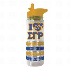 Sigma Gamma Rho Bling Water Bottle