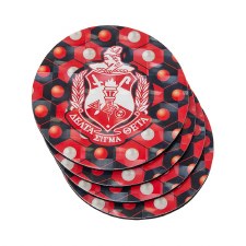 Delta Sigma Theta Crest Coaster Set