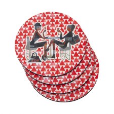 Delta Sigma Theta Sorors Table Talk Coaster Set