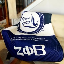 Zeta Phi Beta Super Soft Blanket