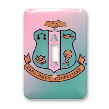 Alpha Kappa Alpha Light Switch Cover