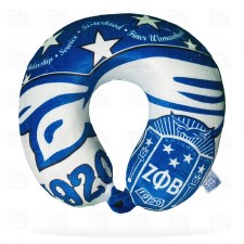 Zeta Phi Beta Symbol Plush Travel Neck Pillow