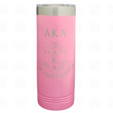 Alpha Kappa Alpha Slender Crest Tumbler