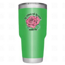 Alpha Kappa Alpha 40 Oz. Flower Series Steel Tumbler