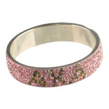 Alpha Kappa Alpha Rhinestone Crystal Bangle