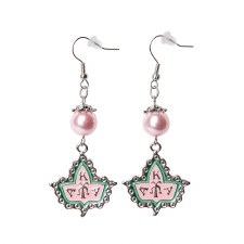 Alpha Kappa Alpha Pear Mascot Earrings