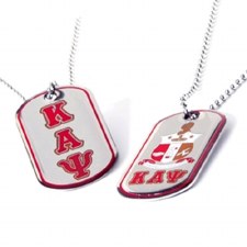 Kappa Alpha Psi Reversible Silver Dog Tag