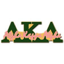 Alpha Kappa Alpha Signature Lapel Pin