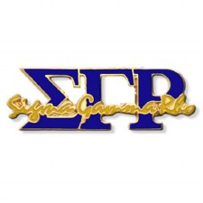 Sigma Gamma Rho Signature Lapel Pin