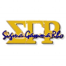 Sigma Gamma Rho Signature Lapel Pin