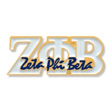 Zeta Phi Beta Signature Lapel Pin