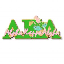 Alpha Kappa Alpha Signature & Mascot Lapel Pin