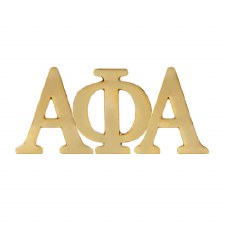 Alpha Phi Alpha Gold Letter Lapel Pin