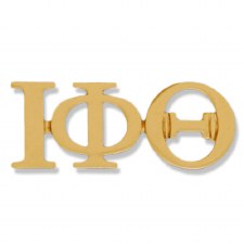 Iota Phi Theta Gold Letter Lapel Pin