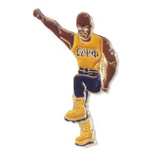 Omega Psi Phi Steppin Lapel Pin