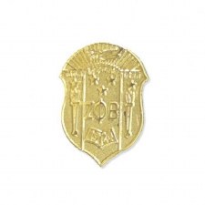 Zeta Phi Beta Sandblast Shield Lapel Pin