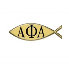 Alpha Phi Alpha Fish Lapel Pin