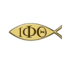 Iota Phi Theta Fish Lapel Pin