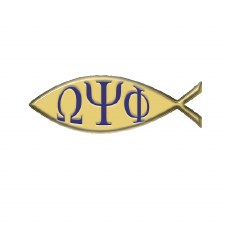 Omega Psi Phi Fish Lapel Pin